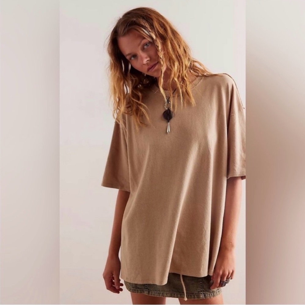 NWOT We The Free Phoenix Tee - Tan (Color: Semolina) Oversized